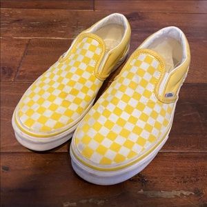 COPY - Yellow checkerboard vans  7 kids